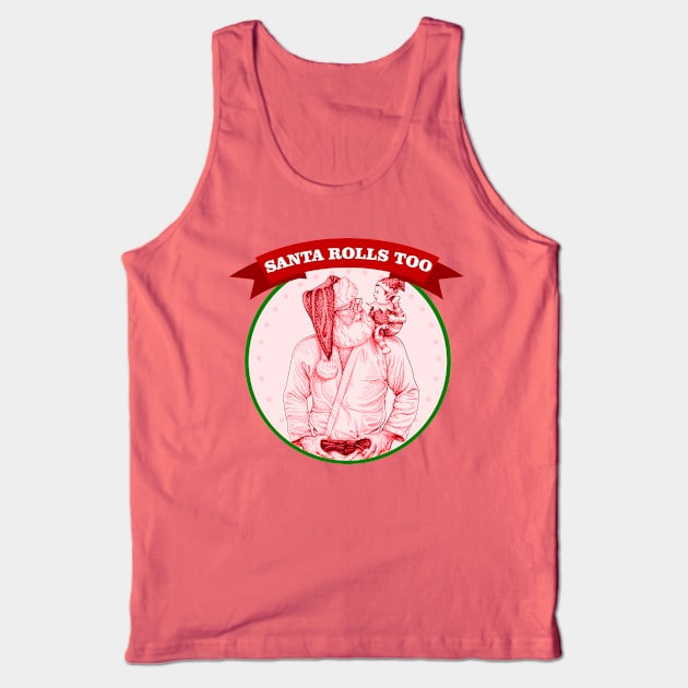 Santa Claus jiu jitsu, judo - Christmas bjj - happy elf Tank Top by undersideland